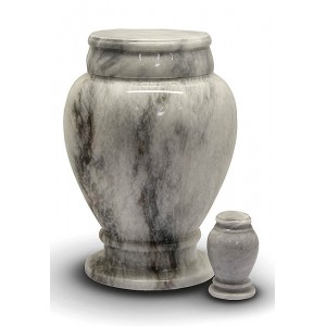 Natural Asian Marble Cremation Ashes Urn 